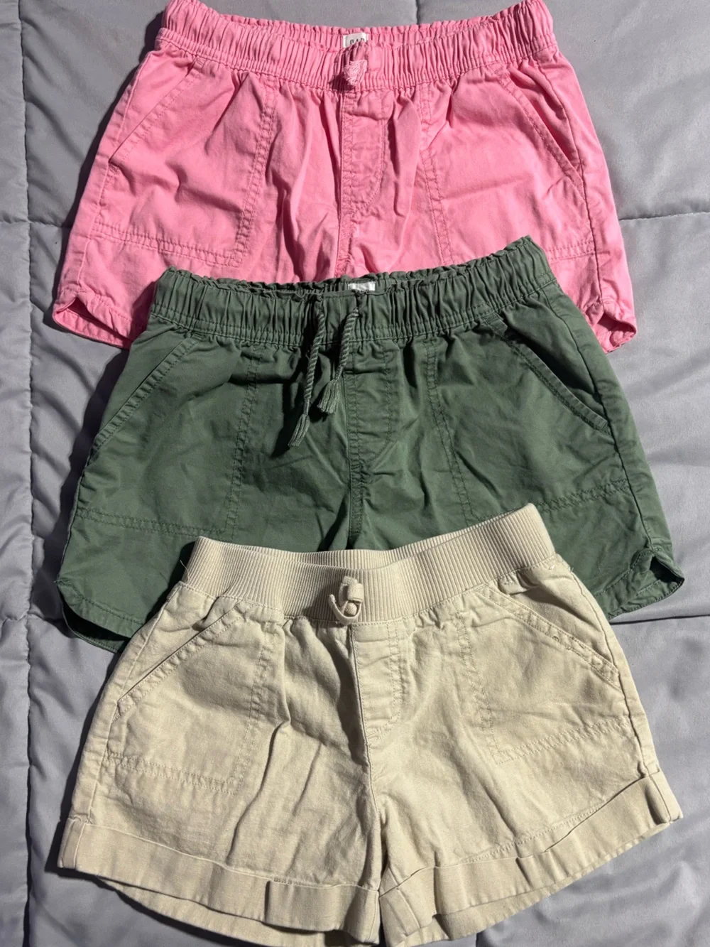Kids Girls Size 10 Pull On Elastic Waist Shorts GAP, Children’s Place Bundle